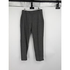 Talbots Chatham Ankle Pants 4P Gray Career Office Basic Closet Staple Business